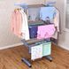 Сушилка для одежды, обуви и белья Garment Rack, телескопическая стойка вешалка для одежды 00013328 фото 6