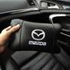 Набор кожаных подушек Mazda с вышивкой логотипа + подарок &ndash; кожаный брелок 00017034 фото 2