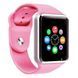 Смарт-часы Smart Watch A1 умные электронные со слотом под sim-карту + карту памяти micro-sd. Цвет: розовый 00022420 фото 9