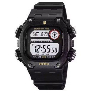 Часы наручные мужские SKMEI 6212/2126BKWT, Часы военные мужские, Часы для военнослужащих 00022115 фото