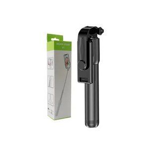 Селфи палка штатив-монопод для телефона с Bluetooth пультом Selfie Stick R1 черный 00023797 фото