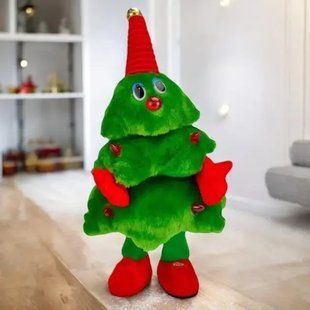 Новогодняя детская игрушка, игрушка елка с веселой музыкой и зажигательными танцами 00024799 фото