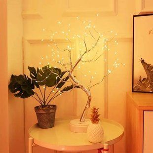 Настольный cветильник DIY Auelife 108 Led дерево гирлянда Бонсай Auelife Теплый свет 00024443 фото