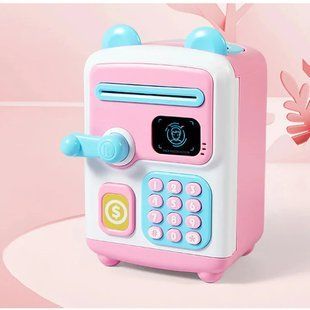 Електронна скарбничка-сейф із кодовим замком Face Recognition Money BOX 00016511 фото
