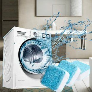 Антибактериальное средство очистки стиральных машин Washing mashine cleaner №2 в шипучих таблетках 00014117 фото