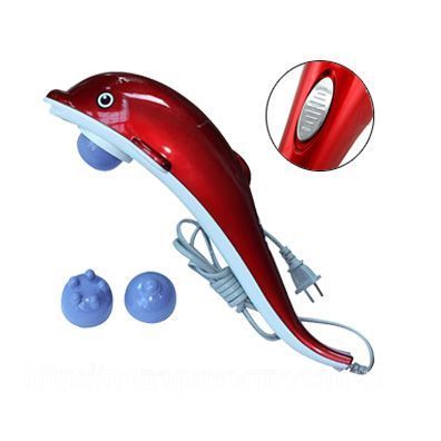 Масажер для тіла, рук та ніг Dolphin Дельфін. Колір: червоний 00015436 фото