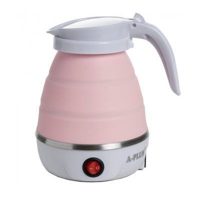 Электрочайник складной Travel Folding 600ml. Цвет: розовый 00020246 фото