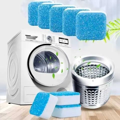 Антибактеріальний засіб очищення пральних машин Washing mashine cleaner №2 у шипучих таблетках 00014117 фото