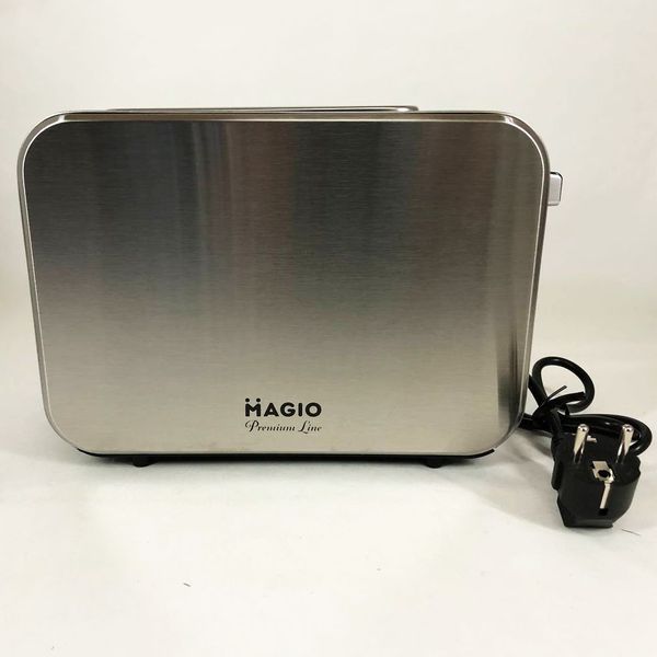 Тостер Magio MG-284 715 Вт, тостер для 2 гренок, электрический горизонтальный тостер, универсальный тостер 00018892 фото