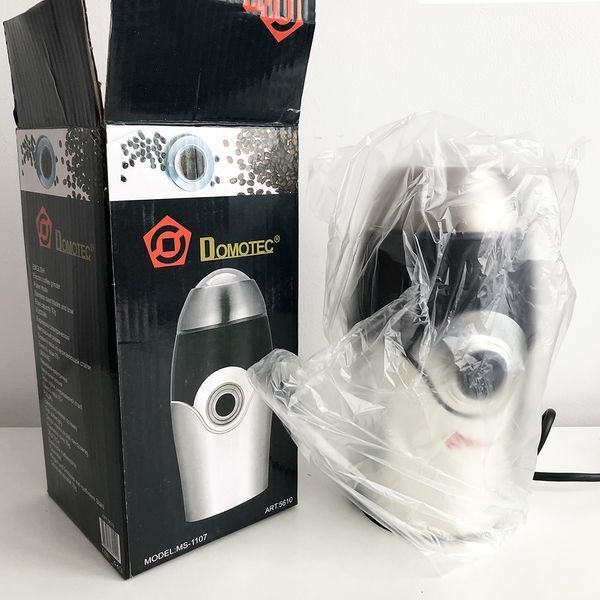 Кофемолка DOMOTEC MS-1107, электрическая кофемолка для турки, портативная кофемолка, измельчитель кофе 00019930 фото