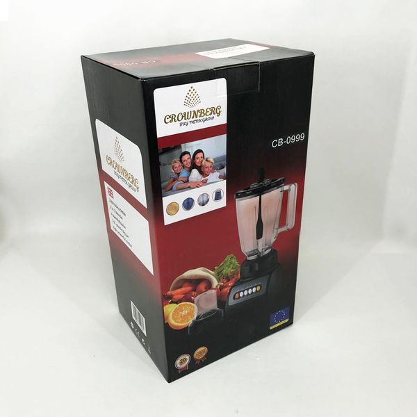 Блендер Подрібнювач 2 В 1 Стаціонарний Crownberg CB-0999 500Вт 00019974 фото