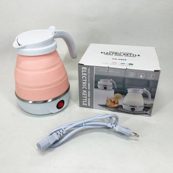 Электрочайник складной Travel Folding 600ml. Цвет: розовый 00020246 фото