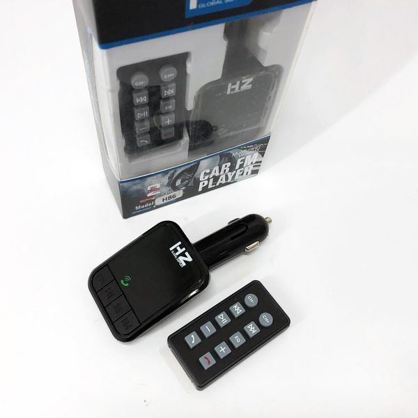 Трансмітер/модулятор H86BT, FM модулятор з bluetooth, FM трансмітер в машину, Якісний фм модулятор 00016808 фото