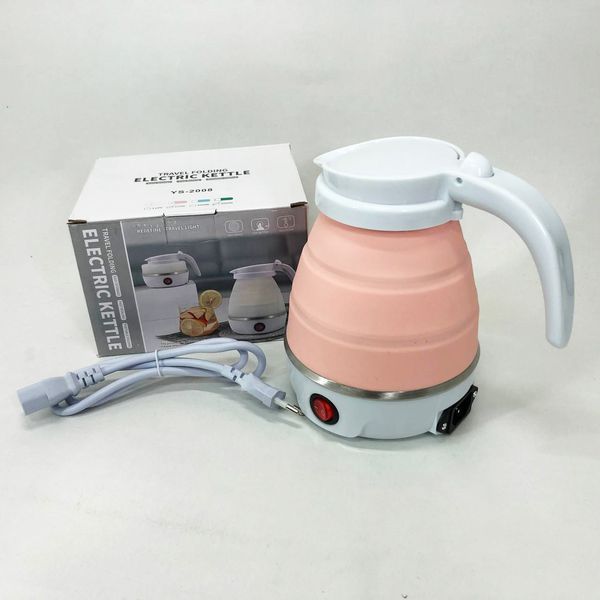 Электрочайник складной Travel Folding 600ml. Цвет: розовый 00020246 фото