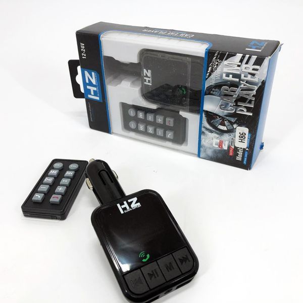 Трансмітер/модулятор H86BT, FM модулятор з bluetooth, FM трансмітер в машину, Якісний фм модулятор 00016808 фото