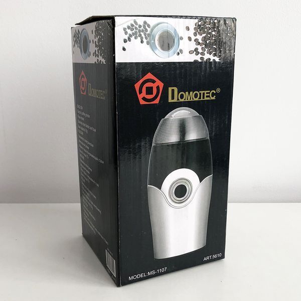 Кофемолка DOMOTEC MS-1107, электрическая кофемолка для турки, портативная кофемолка, измельчитель кофе 00019930 фото