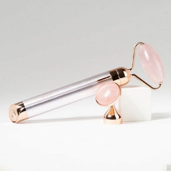 Массажер ролик электрический для лица Facial Roller Massager. Цвет: бежевый 00014448 фото
