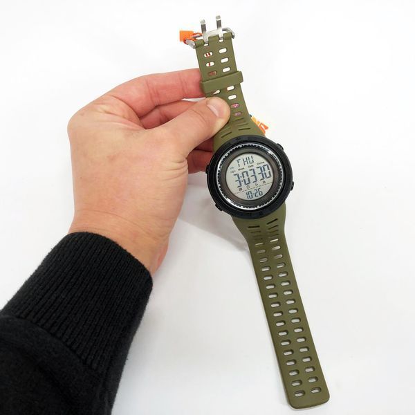Часы наручные мужские SKMEI 1167AG ARMY GREEN, брендовые мужские часы. Цвет: зеленый 00022135 фото