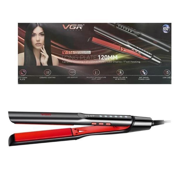 Плойка VGR V-516 із регульованою температурою до 230&deg;C 00014874 фото