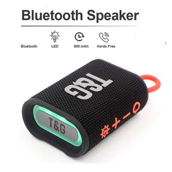 Bluetooth-колонка TG396. Колір: чорний 00017458 фото