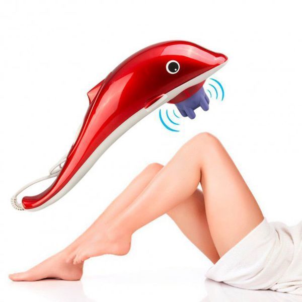 Масажер для тіла, рук та ніг Dolphin Дельфін. Колір: червоний 00015436 фото