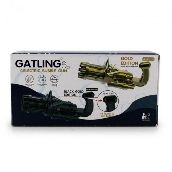 Пулемет детский с мыльными пузырями Gatling Миниган WJ 950 00015796 фото