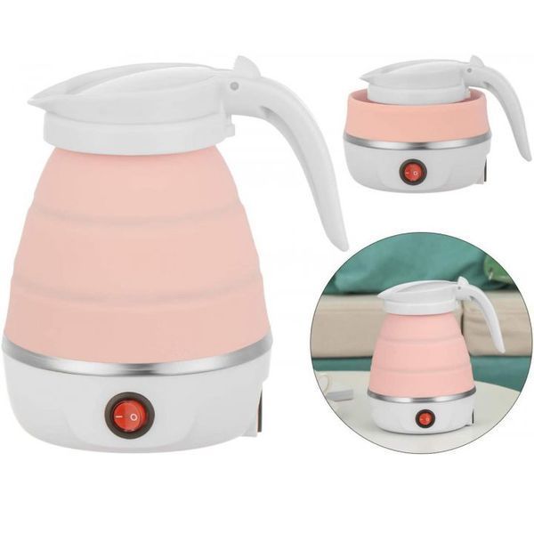 Электрочайник складной Travel Folding 600ml. Цвет: розовый 00020246 фото