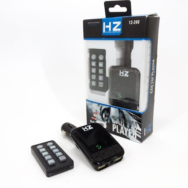 Трансмітер/модулятор H86BT, FM модулятор з bluetooth, FM трансмітер в машину, Якісний фм модулятор 00016808 фото