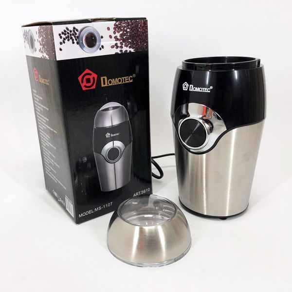 Кофемолка DOMOTEC MS-1107, электрическая кофемолка для турки, портативная кофемолка, измельчитель кофе 00019930 фото