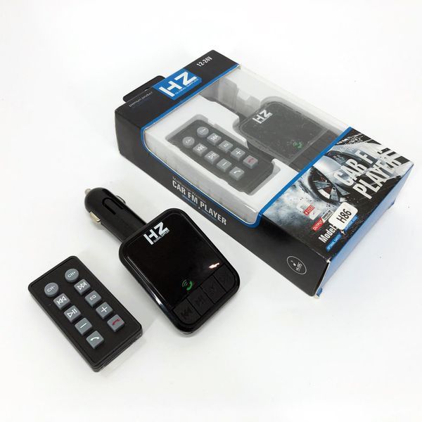 Трансмітер/модулятор H86BT, FM модулятор з bluetooth, FM трансмітер в машину, Якісний фм модулятор 00016808 фото