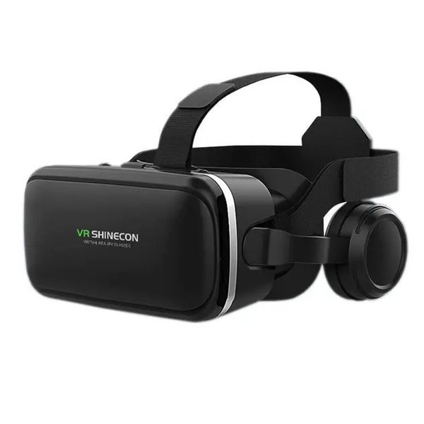 Очки 3D виртуальной реальности ТРМ VR SHINECON c пультом и поддержкой экранов от от 4 до 6 дюймов Черный 00024342 фото