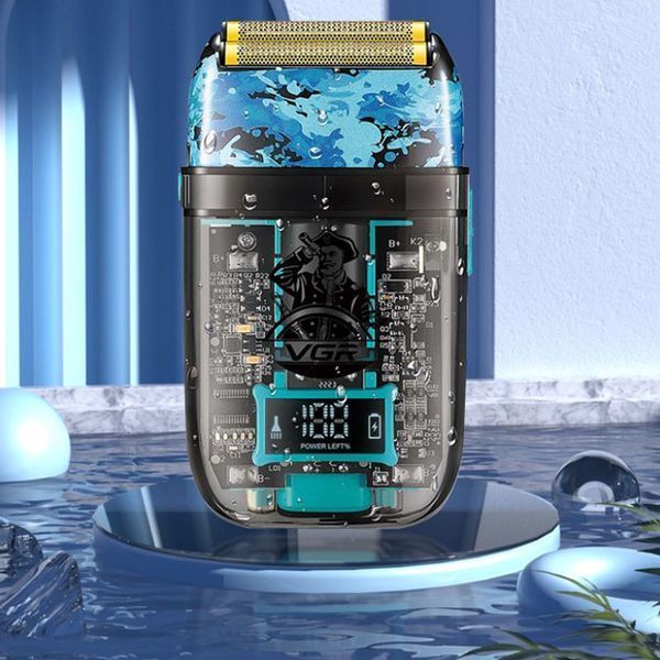 Аккумуляторная мужская электробритва VGR V-352 для бритья бороды и усов шейвер для идеальной гладкости 00014492 фото