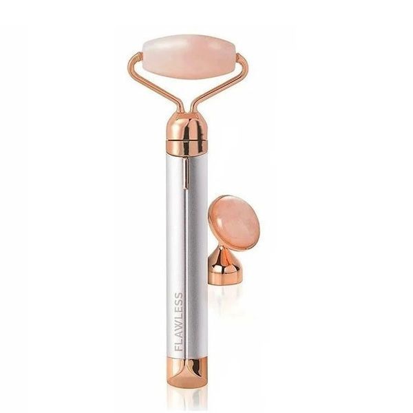 Массажер ролик электрический для лица Facial Roller Massager. Цвет: бежевый 00014448 фото