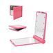 Дзеркало косметичне Travel Mirror Pink з LED підсвічуванням на 8 світлодіодів 00015588 фото 2