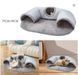 Игровой туннельный коврик Интерактивная игрушка игровой домик 2 в 1 Cat Bed 00021959 фото 4