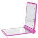 Дзеркало косметичне Travel Mirror Pink з LED підсвічуванням на 8 світлодіодів 00015588 фото 1