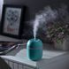 Бірюзовий ультразвуковой мини увлажнитель воздуха USB Humidifier с подсветкой 00018608 фото 1