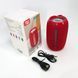 Портативна Bluetooth-колонка TG653 USB з ремінцем, потужна переносна акустична колонка. Колір: червоний 00017234 фото 9