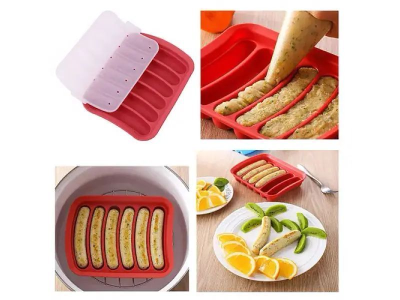Силіконова форма для сосисок ручної роботи Silicone Sausage Maker 00020521 фото