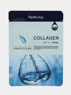 Тканевая маска для лица "form stoy collagen" 25мл 00015621 фото