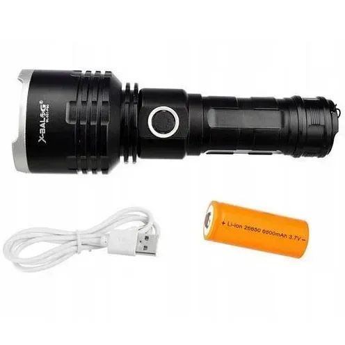 Фонарь X-Balog BL-531-P90 1х26650 8800mah USB/microUSB/ 3хААА R3 функция Power Bank 00023086 фото