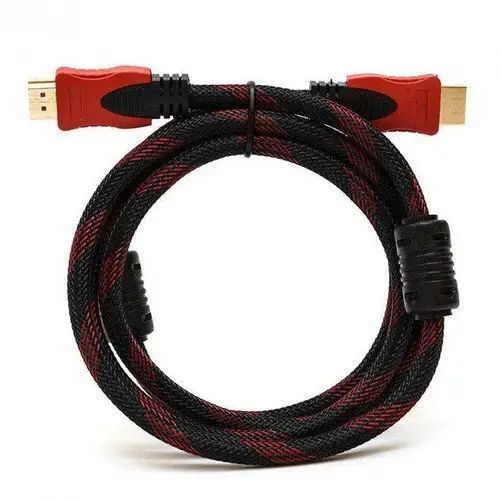 Кабель HDMI-HDMI Donli оплетка, фериты, усиленный 5 м (4866lmn/yop) 00023792 фото