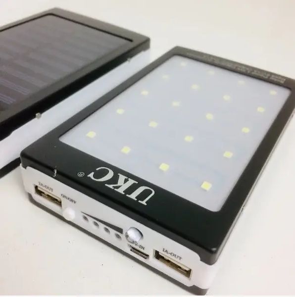 Мобільна зарядка POWER BANK Metal+LED Solar 90000mah 00017905 фото