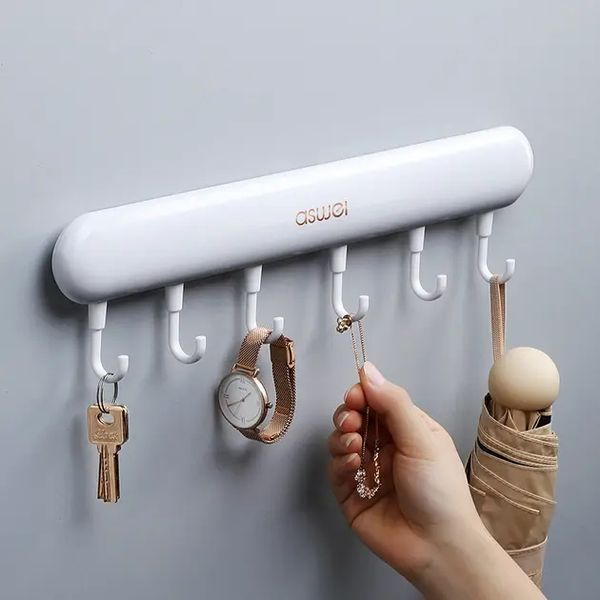 Универсальная настенная вешалка с крючками Towel hook LY-839 00012927 фото