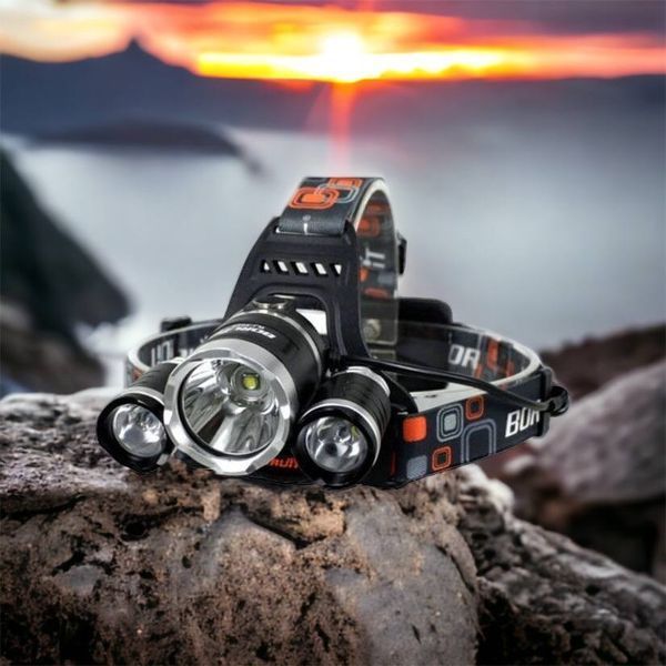 Фонарь Police 3000-T6+2XPE (2х18650, 5 режимов, Zoom, 1500 люмен), Налобный фонарь с линзой 00022887 фото
