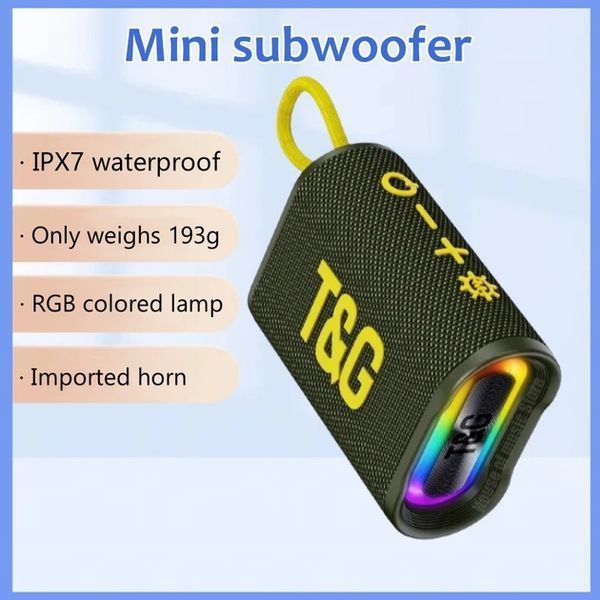 Bluetooth-колонка TG396. Колір: зелений 00017459 фото