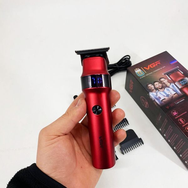 Машинка для стрижки волос VGR V-987 RED, Бритва триммер для мужчин 00015239 фото