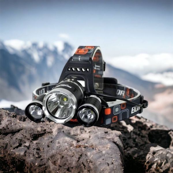 Фонарь Police 3000-T6+2XPE (2х18650, 5 режимов, Zoom, 1500 люмен), Налобный фонарь с линзой 00022887 фото