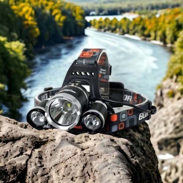 Фонарь Police 3000-T6+2XPE (2х18650, 5 режимов, Zoom, 1500 люмен), Налобный фонарь с линзой 00022887 фото