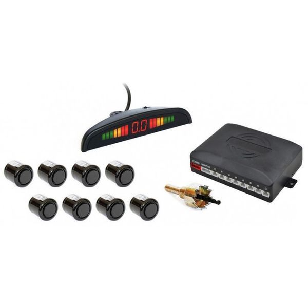 Парктроник (парковочный радар) Assistant Parking Sensor, 8 черных датчиков 00017035 фото